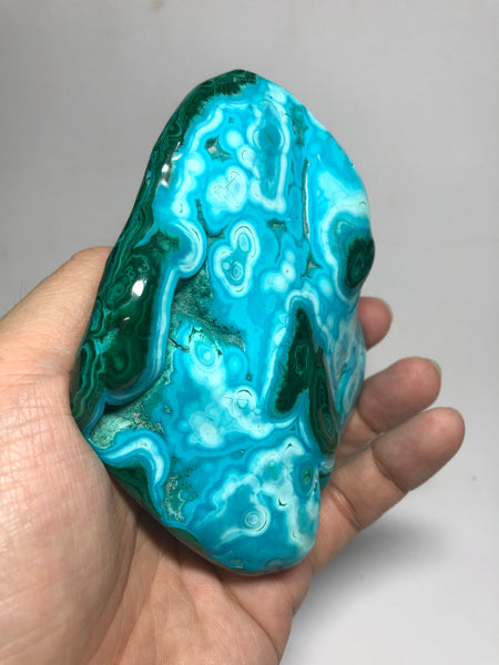 Chrysocolla Malachite Raw Crystals 259g