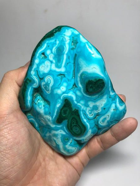 Chrysocolla Malachite Raw Crystals 259g