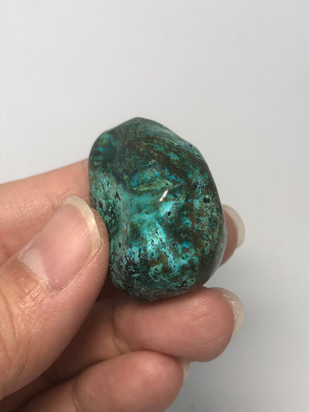 Chrysocolla with Heterogenite Tumbled Stones 25g