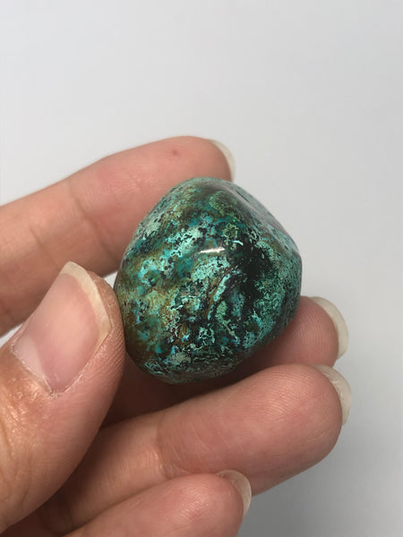 Chrysocolla with Heterogenite Tumbled Stones 25g