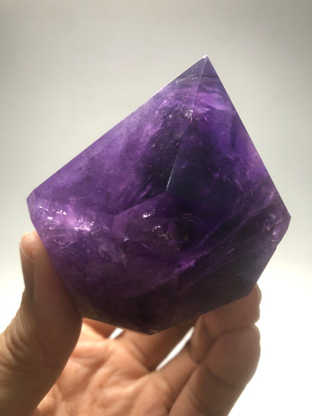 Polished Amethyst Crystals Point 266g
