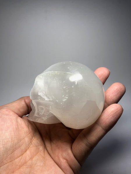Selenite Crystal Skull 266g
