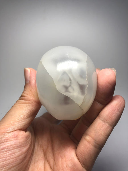 Selenite Crystal Skull 266g