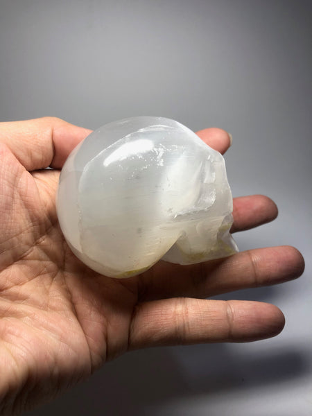 Selenite Crystal Skull 266g