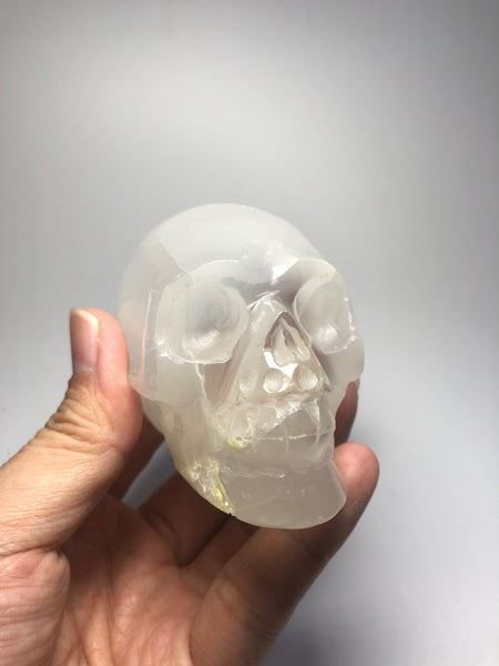 Selenite Crystal Skull 266g