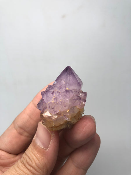 Amethyst Spirit Cactus Quartz Raw Crystals 26g