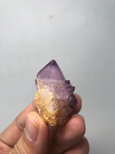 Amethyst Spirit Cactus Quartz Raw Crystals 26g