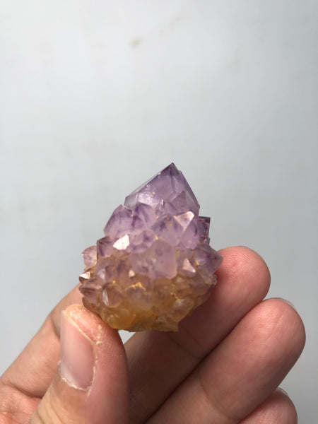 Amethyst Spirit Cactus Quartz Raw Crystals 26g