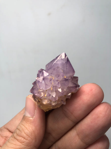 Amethyst Spirit Cactus Quartz Raw Crystals 26g