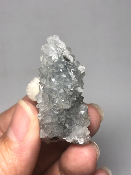 Apophyllite with Stilbite Raw Crystals 26g