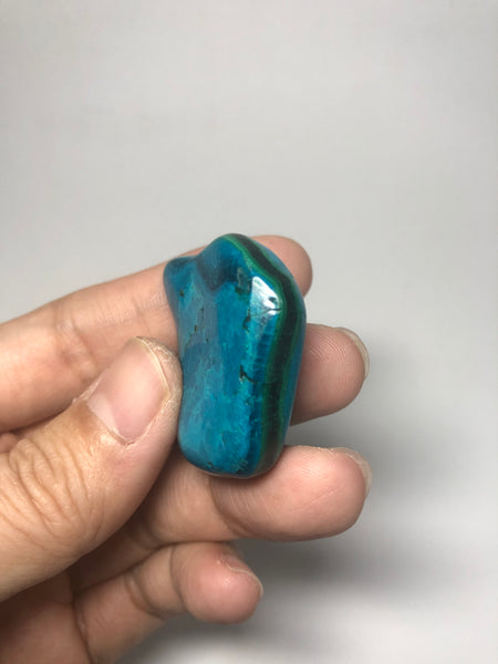 Chrysocolla Malachite with Heterogenite Raw Crystals 26g