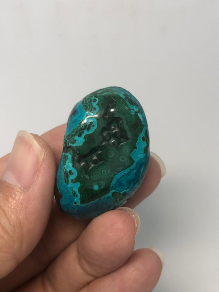 Chrysocolla with Heterogenite Tumbled Stones 27g