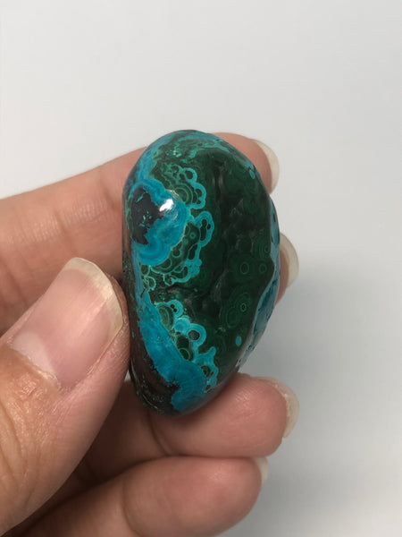 Chrysocolla with Heterogenite Tumbled Stones 27g