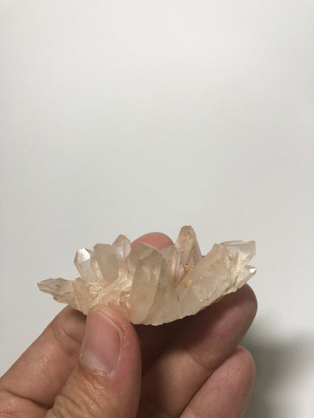 Pink Lithium Quartz Raw Crystals Cluster 27g