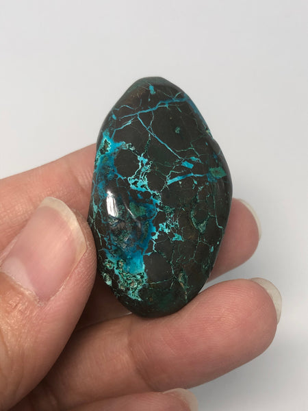 Chrysocolla with Heterogenite Tumbled Stones 27g