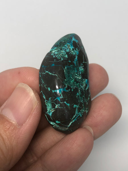 Chrysocolla with Heterogenite Tumbled Stones 27g