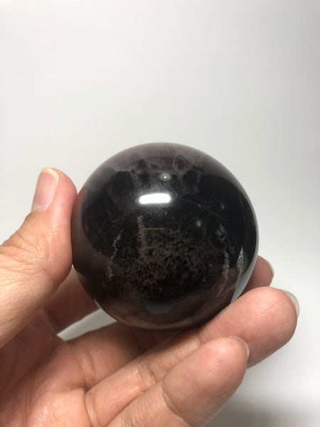 Deep Purple Fluorite Sphere (Honeycomb Fluorite) Raw Crystals 281g