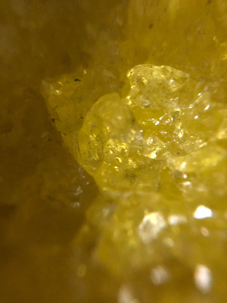 Sulfur Crystal Mineral Specimen From Bolivia 285g