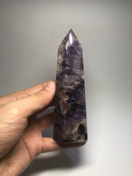 Chevron Amethyst Crystal Point 288g