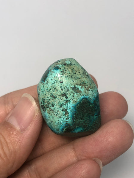 Chrysocolla with Heterogenite Tumbled Stones 28g