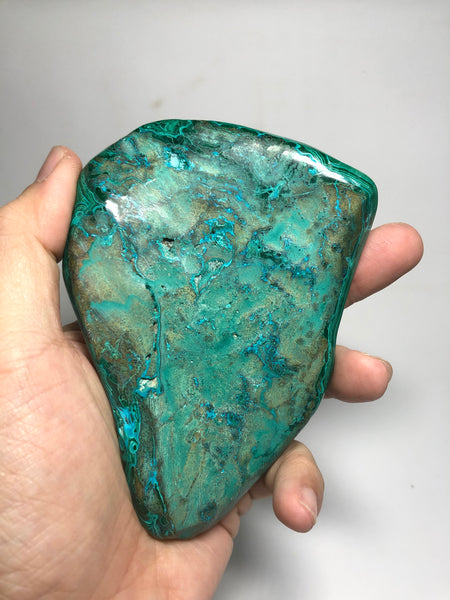 Chrysocolla Malachite Raw Crystals 295g