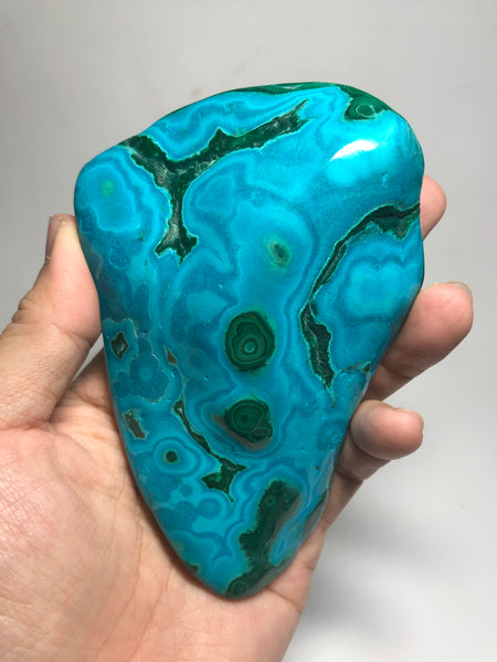 Chrysocolla Malachite Raw Crystals 295g