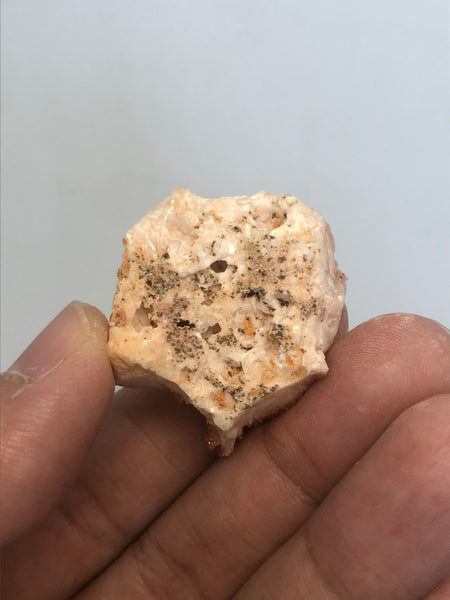 Vanadinite on Barite Raw Crystals 30g