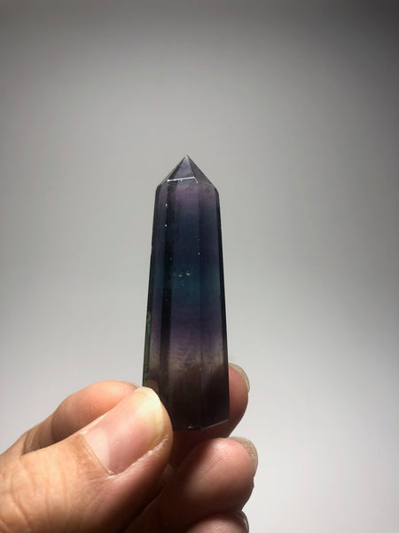 Rainbow Fluorite Crystal Point 31g