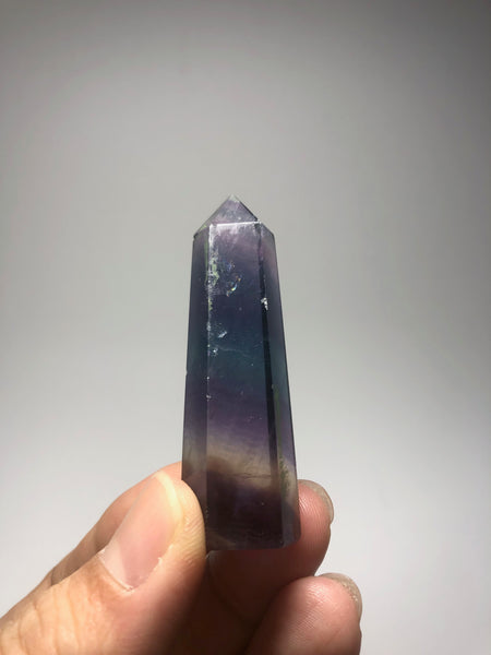 Rainbow Fluorite Crystal Point 31g