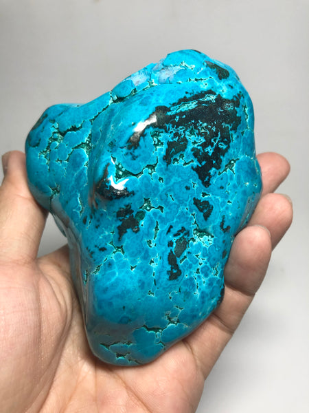 Chrysocolla Malachite Raw Crystals 337g