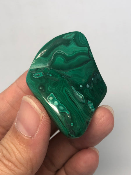 Malachite Polished Raw Crystals 33g