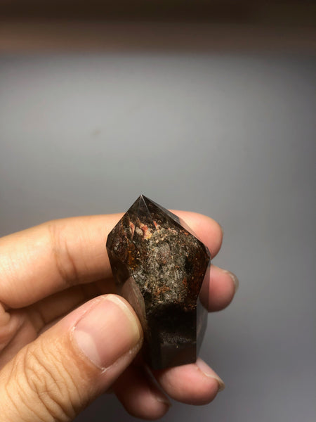Lodolite Crystal Point (Garden Quartz) 33g