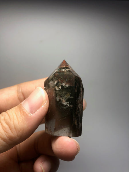 Lodolite Crystal Point (Garden Quartz) 33g