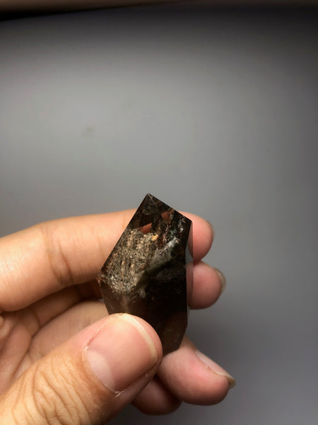 Lodolite Crystal Point (Garden Quartz) 33g