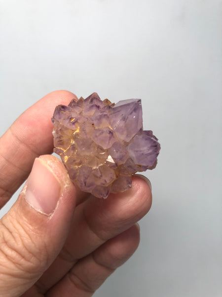 Amethyst Spirit Cactus Quartz Raw Crystals 34g