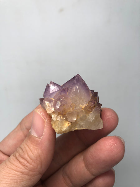 Amethyst Spirit Cactus Quartz Raw Crystals 34g
