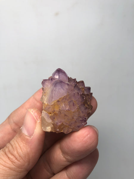 Amethyst Spirit Cactus Quartz Raw Crystals 34g