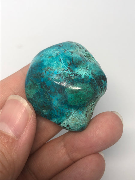 Chrysocolla with Heterogenite Tumbled Stones 34g