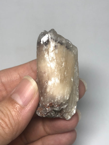 Stilbite with Hematite Raw Crystals 34g