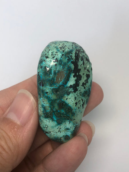 Chrysocolla with Heterogenite Tumbled Stones 34g