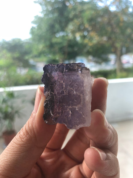 Blue Purple Fluorite from Mexico 35g