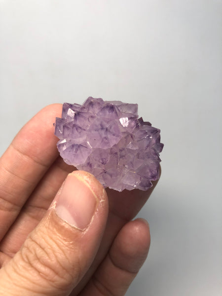 Amethyst Spirit Cactus Quartz Raw Crystals 36g