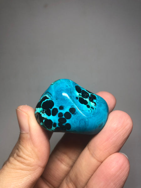 Chrysocolla Malachite with Heterogenite Raw Crystals 36g