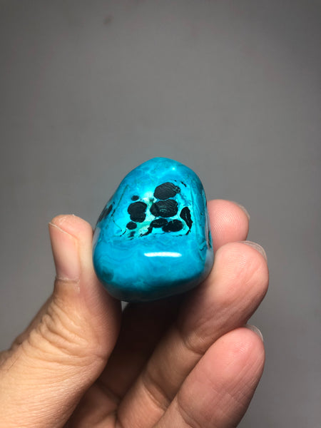 Chrysocolla Malachite with Heterogenite Raw Crystals 36g