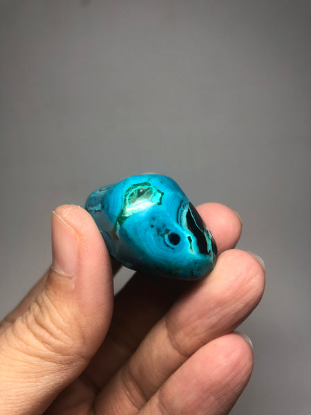 Chrysocolla Malachite with Heterogenite Raw Crystals 36g