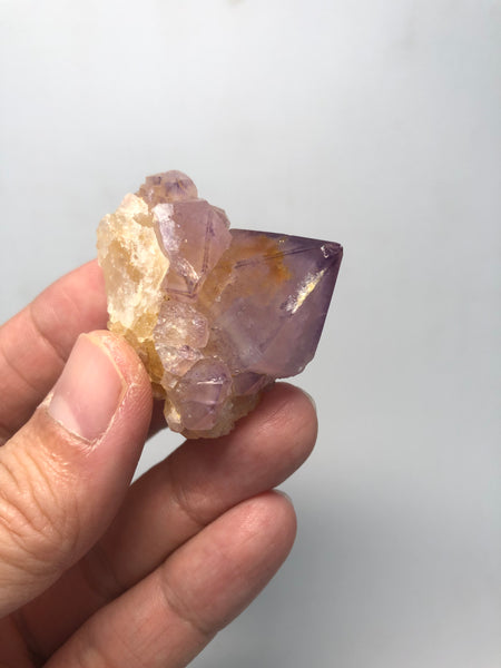 Amethyst Spirit Cactus Quartz Raw Crystals 36g