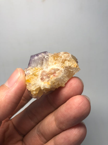 Amethyst Spirit Cactus Quartz Raw Crystals 36g