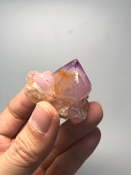 Amethyst Spirit Cactus Quartz Raw Crystals 36g