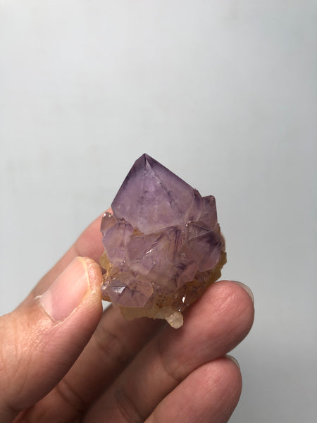 Amethyst Spirit Cactus Quartz Raw Crystals 36g