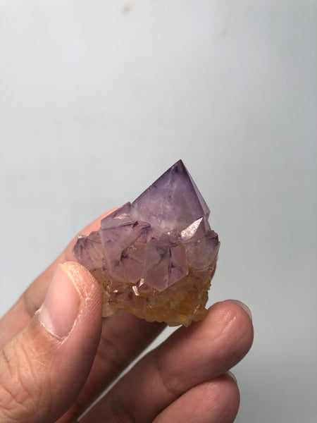 Amethyst Spirit Cactus Quartz Raw Crystals 36g